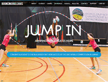 Tablet Screenshot of bouncingbulldogs.org